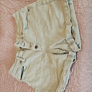 Universal Thread Green Denim Shorts,EUC, Size 4/27
